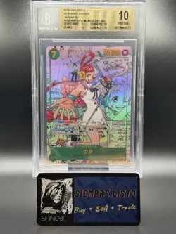 2025 One Piece Uta EB03-061 Manga Art SEC Heroines Edition BGS 10 Pristine JP - Image 1