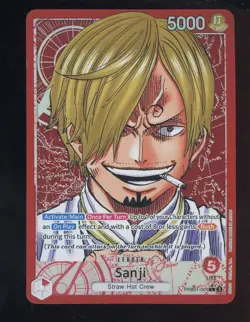 One Piece English PRB01-001 Sanji Alternate Art Leader - Image 1
