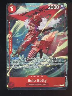 One Piece English PRB01 Belo Betty Premium Booster Alternate Art #015 - Image 1