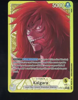 One Piece English OP08-098 Kalgara Alternate Art Leader - Image 1