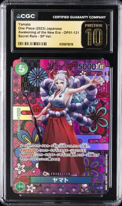 2023 ONE PIECE JAPANESE AWAKENING OF THE NEW ERA SR YAMATO CGC 10 PRISTINE - Image 1