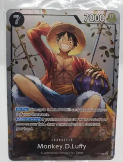 One Piece CCG Monkey D Luffy P-075 Tin Pack Set Vol. 2 Promo Sealed - Image 1