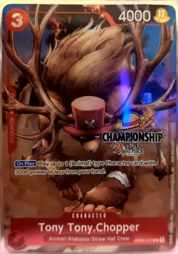 One Piece TCG Chopper CS 25-26 Championship Celebration Pack Tony Tony Chopper - Image 1