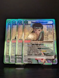 Yu Yu Hakasho Union Arena Yusuke Urameshi 100% Complete Battle Deck (GREEN) - Image 1