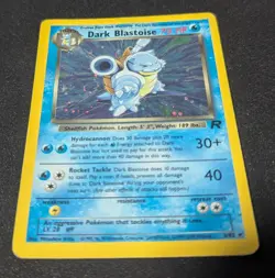 Dark Blastoise 3/82 Holo Team Rocket 2000 WOTC Pokemon Card HP Creased - Image 4