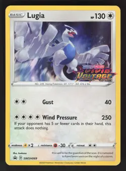 Lugia SWSH069 Pokemon TCG Sword & Shield Promo Cards NM - Image 1