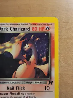 Pokemon Card TCG Holo Dark Charizard Vintage Rare - Image 3