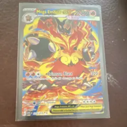 Mega Emboar EX Pokemon TCG Card 380 HP 320 Attack 273/217 Fire Type - Image 2