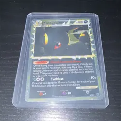 Pokemon Umbreon Prime Undaunted 86/90 Ultra Rare Holo 100 HP Card 2010 - Image 1