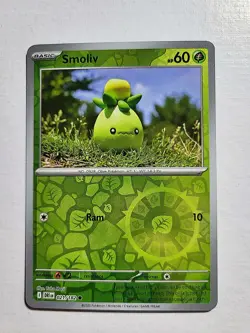 Smolive Reverse Holographic Card Pokemon TCG 021/182 DRI/ Art by Yuka Morii - Image 1