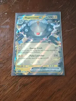 Pokemon Scarlet & Violet Magnezone EX Holographic Holo Full Art Card 65/198 NM - Image 1