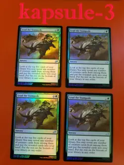 4x Lead the Stampede | FOIL | Ikoria Lair of Behemoths | MTG Magic Cards - Image 1