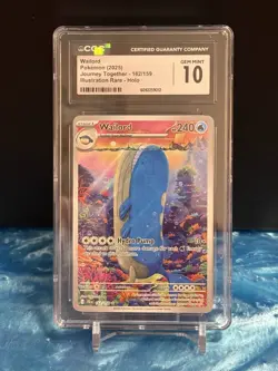 Pokemon Card Wailord 162/159 Illustration Rare Journey Together JTG En CGC 10 - Image 1