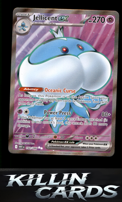 Jellicent ex - 160/086 160/086 Pokemon Ultra Rare SV: White Flare Card NM - Image 1