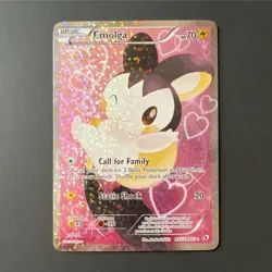 Pokemon Emolga Ultra Rare Full Art Holo Legendary Treasures RC23/RC25 70HP Card - Image 1