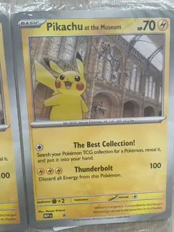 5x Pikachu At The Museum, Pokemon X Natural History Museum Jumbo Promo Card NEW - Image 4