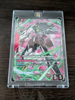 Gundam Card Game Steel Requiem Providence Gundam GD03-033 LR+ - Image 1