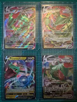 Pokemon TCG Rayquaza V & VMAX Collection - Lot of 4 Cards - Check Description - Image 1