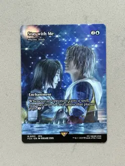 Stay with Me - Rhystic Study (Showcase) #31 Final Fantasy FCA Magic MTG - NM - Image 1