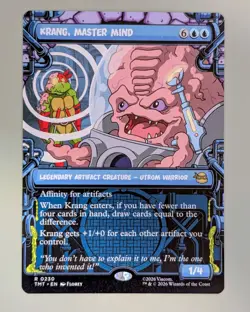 Krang, Master Mind (Showcase) - Teenage Mutant Ninja Turtles #230 Rare - Mint - Image 1