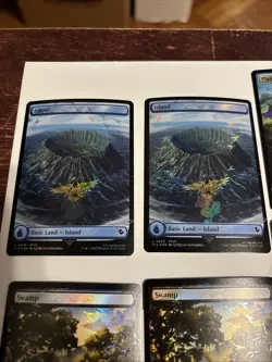 MTG Final Fantasy Track Foil Land Lot & Paradise Chocobo Sealed - Image 3