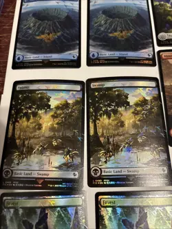 MTG Final Fantasy Track Foil Land Lot & Paradise Chocobo Sealed - Image 4