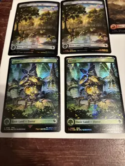 MTG Final Fantasy Track Foil Land Lot & Paradise Chocobo Sealed - Image 5