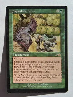 Magic MTG - Saproling Burst - Nemesis - LP - Image 1