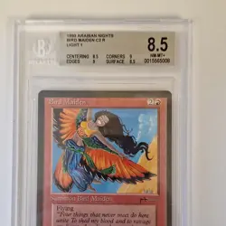 Magic The Gathering Arabian Nights Bird Maiden BGS 8.5. Edges 9. Corners 9 - Image 1
