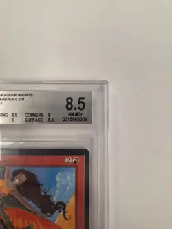 Magic The Gathering Arabian Nights Bird Maiden BGS 8.5. Edges 9. Corners 9 - Image 3