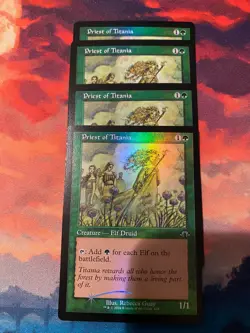 MTG Modern Horizons 3 Preist of Titania Retro Frame Foil x 4 - Image 1