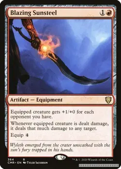 Blazing Sunsteel [CMR - 364] - NM [Normal] TCG MTG - Image 1