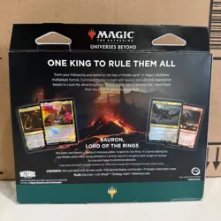 MtG Lord of the Rings: Tales of Middle Earth Commander Deck Hosts of Mordor NEW! - Image 2
