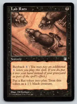 MTG Lab Rats Normal C Stronghold (STH) NM Magic - Image 1