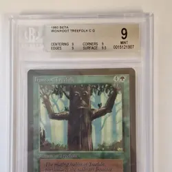 Magic The Gathering Beta Ironroot Treefolk BGS 9. Surface 9.5. - Image 1
