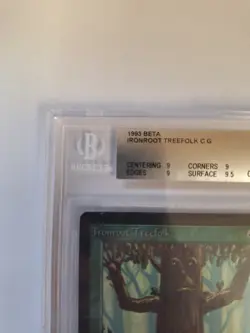 Magic The Gathering Beta Ironroot Treefolk BGS 9. Surface 9.5. - Image 2