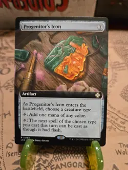 MTG Progenitor's Icon Commander: the Lost Caverns of Ixalan Regular Ext Art NM - Image 1