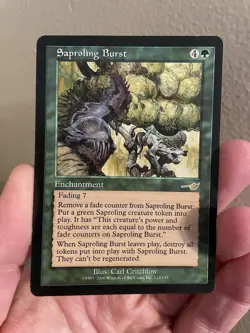 Saproling Burst Nemesis Regular NM Mtg 2000 - Image 1