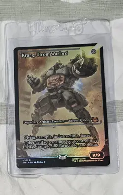 Krang, Utrom Warlord (Showcase) #290 (Foil) (NM) TMT Magic MTG - Image 1