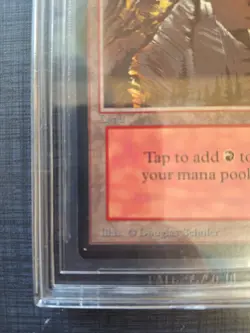 Magic The Gathering Beta Mountain V3 Beckett 9 Mint. 9.5 Surface. - Image 4