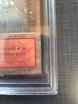 Magic The Gathering Beta Mountain V3 Beckett 9 Mint. 9.5 Surface. - Image 5