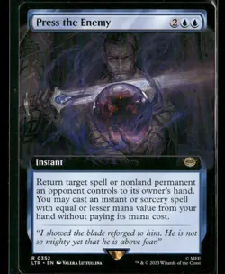 352 Press the Enemy Extended Art NM - Image 1