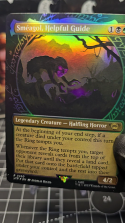 MTG FOIL Smeagol, Helpful Guide 330 Showcase - The Lord of the Rings #330 NM - Image 2