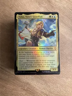 MTG Final Fantasy Counter Blitz Sealed Commander Deck + Matte Black Sleeves Pack - Image 2