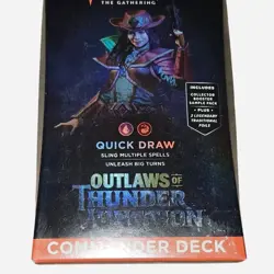Magic MTG - Outlaws of Thunder Junction Quick Draw Commander Deck - NEW/SEALED - Image 1