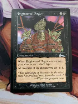 MTG Magic the Gathering Engineered Plague Urza's Legacy - Image 1