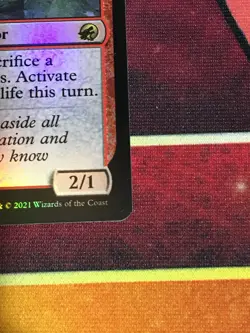 C6631 MTG MAGIC INNISTRAD MIDNIGHT HUNT FALKENRATH PIT FIGHTER #137 FOIL LP RARE - Image 5