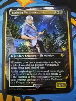 Estinien Varlineau Borderless Chocobo Track Foil | Final Fantasy MTG - Image 1