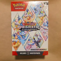 Pokemon TCG Prismatic Evolutions Booster Bundle Box 2025 Eevee Umbreon 6 Packs - Image 1