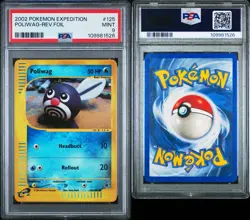 Poliwag 2002 Reverse Holo Expedition Pokemon Card 125/165 - Image 1